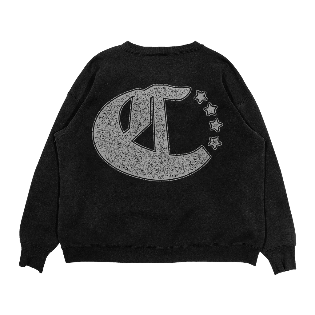 CLEAR VISION BLACK CREWNECK