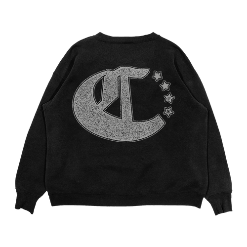 CLEAR VISION BLACK CREWNECK