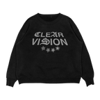 CLEAR VISION BLACK CREWNECK
